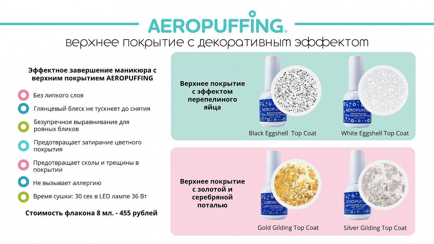 Долгожданные новинки AEROPUFFING уже в продаже!